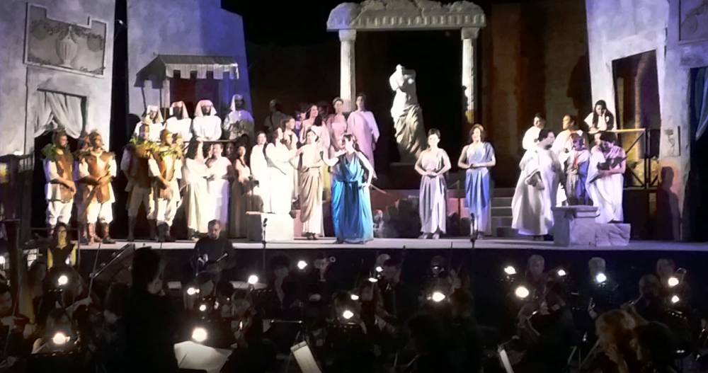 Un trionfo per la rappresentazione di “Giove a Pompei”Un trionfo per la rappresentazione di “Giove a Pompei”