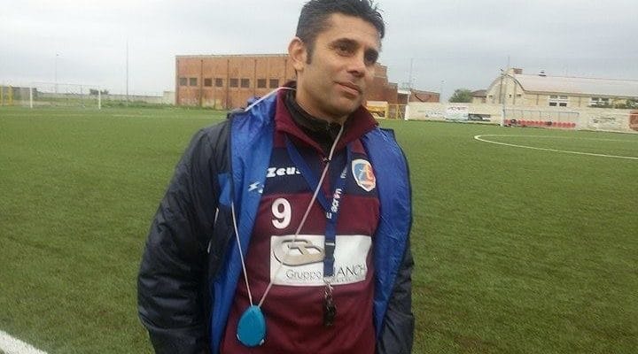 IL NUOVO ALLENATORE DEL MANFREDONIA CALCIO, PINO LOPOLITO (PH MANFREDONIA CALCIO)