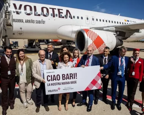 Bari: Volotea inaugura la sua nuova base operativa