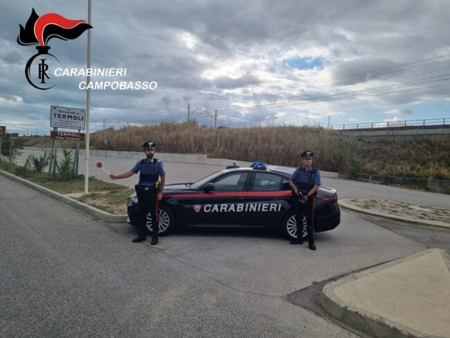 Termoli: ladro d’auto in fuga sulla SS16 arrestato dai carabinieri