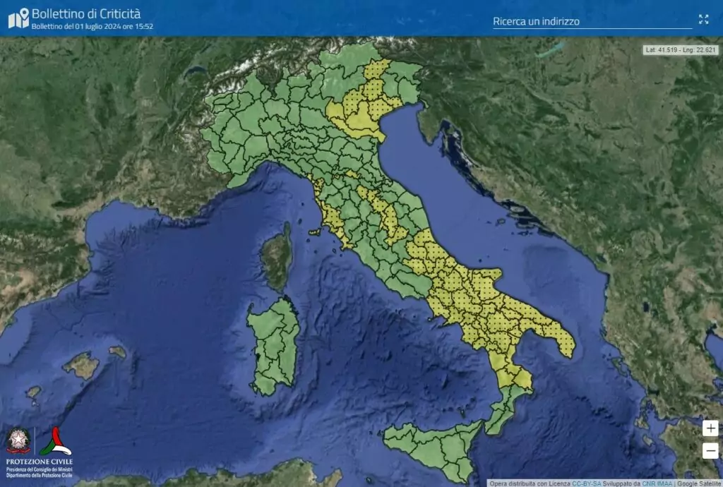 Maltempo: Puglia in allerta per temporali