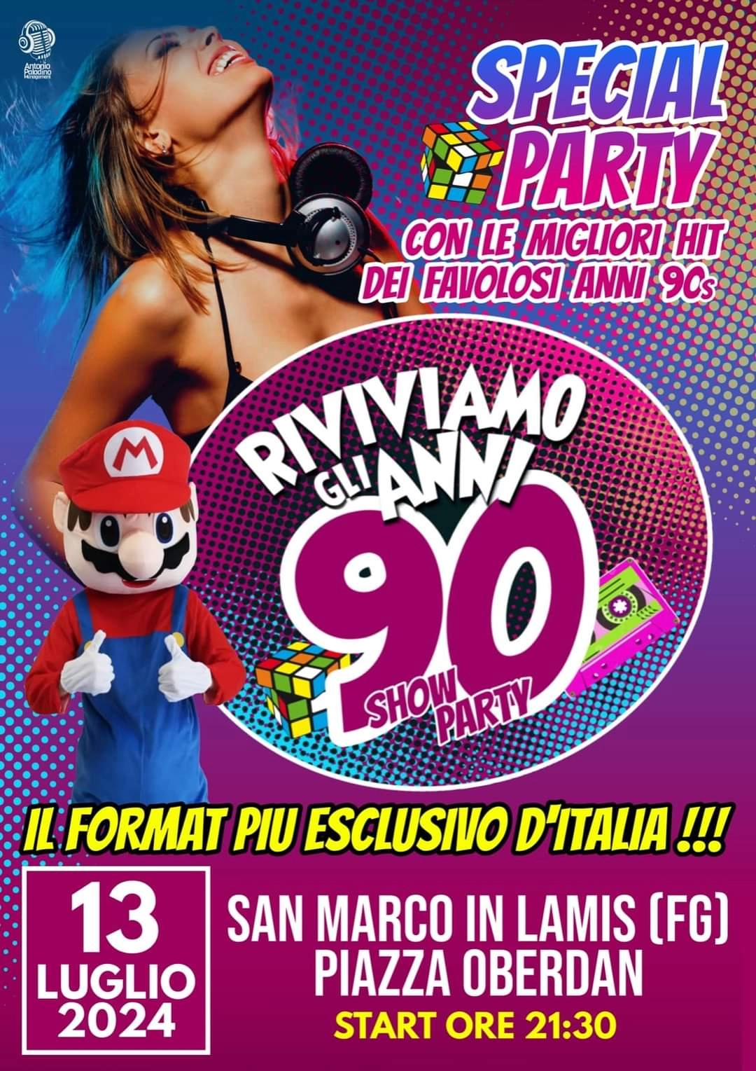 San Marco in Lamis, sabato sera tutti al “VINTAG&” per lo Special Party ANNI ‘90