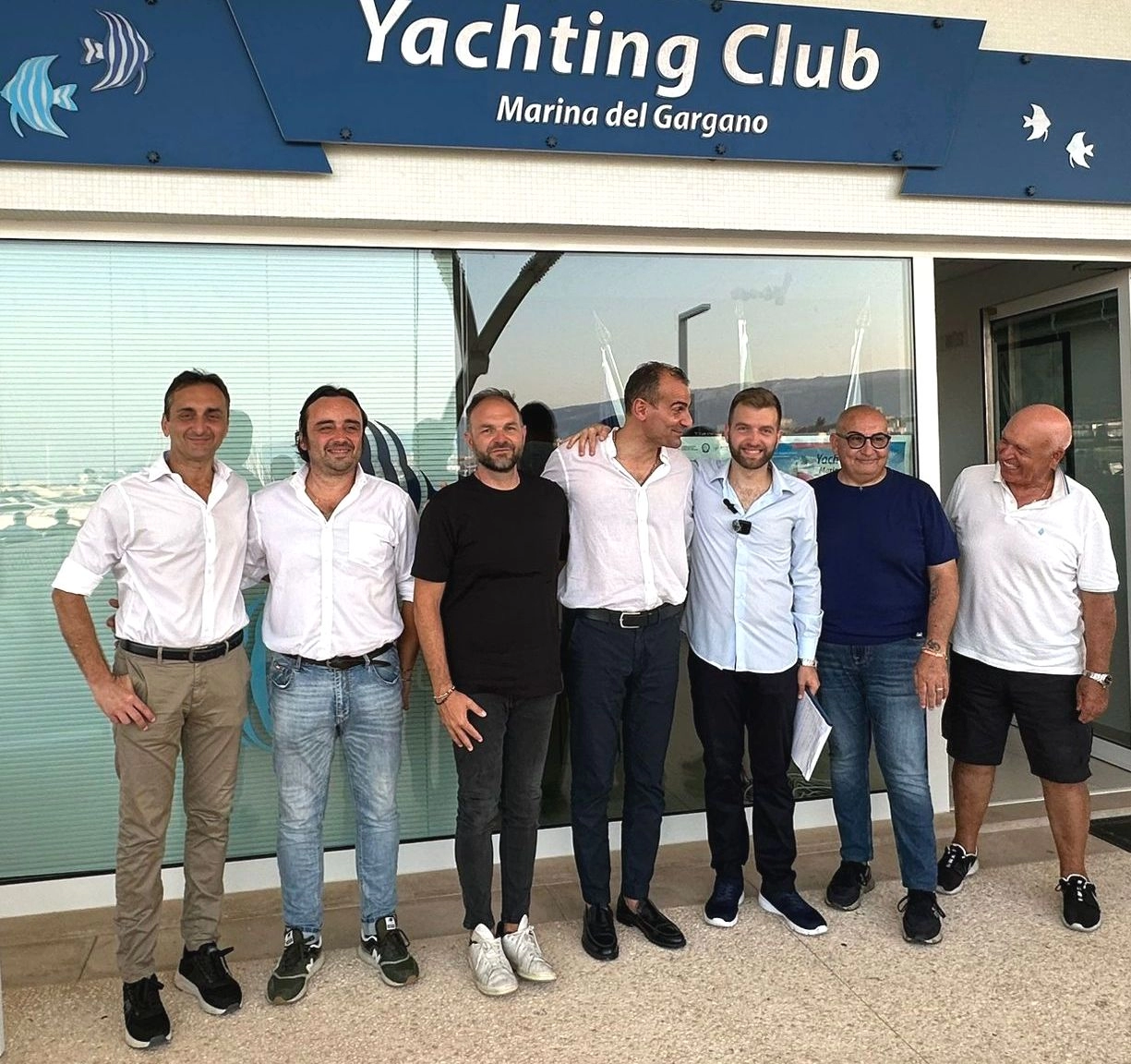 Dallo Yachting Club del Marina del Gargano, Porto turistico di Manfredonia