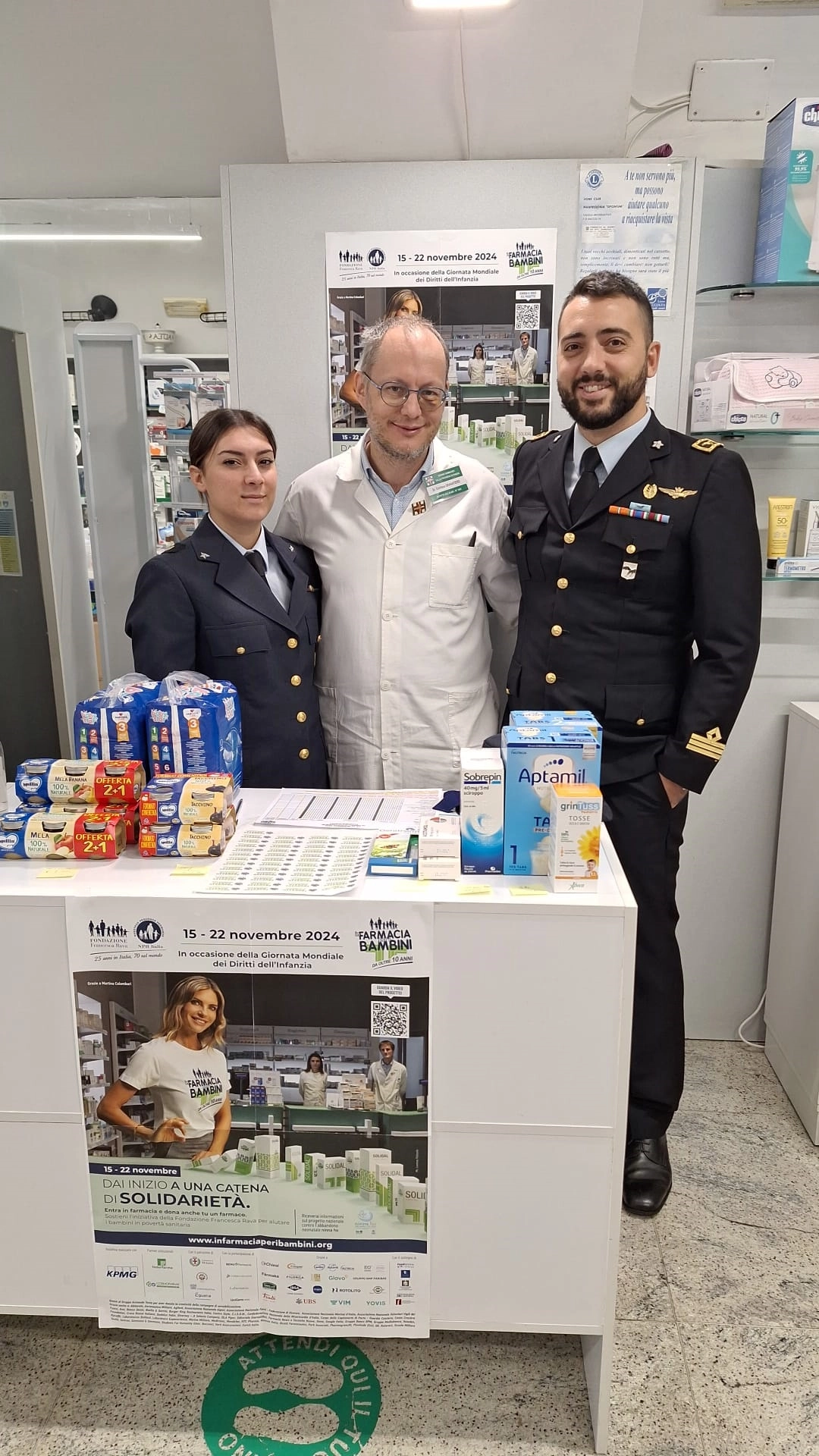 "In farmacia per i bambini": solidarietà e impegno sociale alla "Farmacia Al Duomo" di Manfredonia