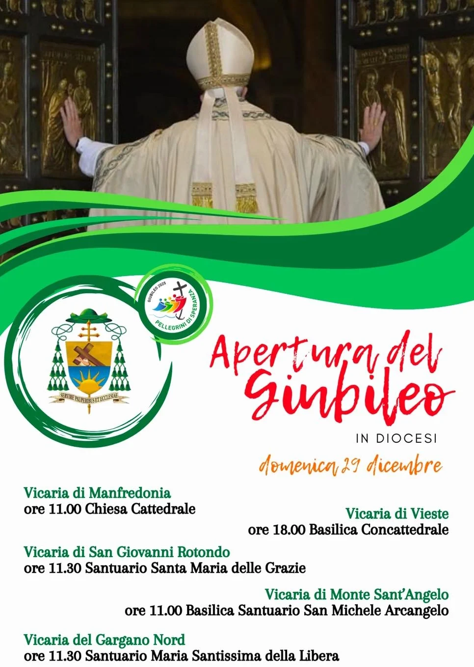 L’Arcidiocesi di Manfredonia-Vieste-San Giovanni Rotondo inaugura il Giubileo 2025