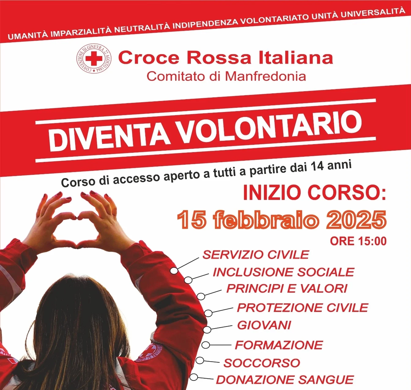 Manfredonia: nuovo corso di formazione per volontari della Croce Rossa Italiana